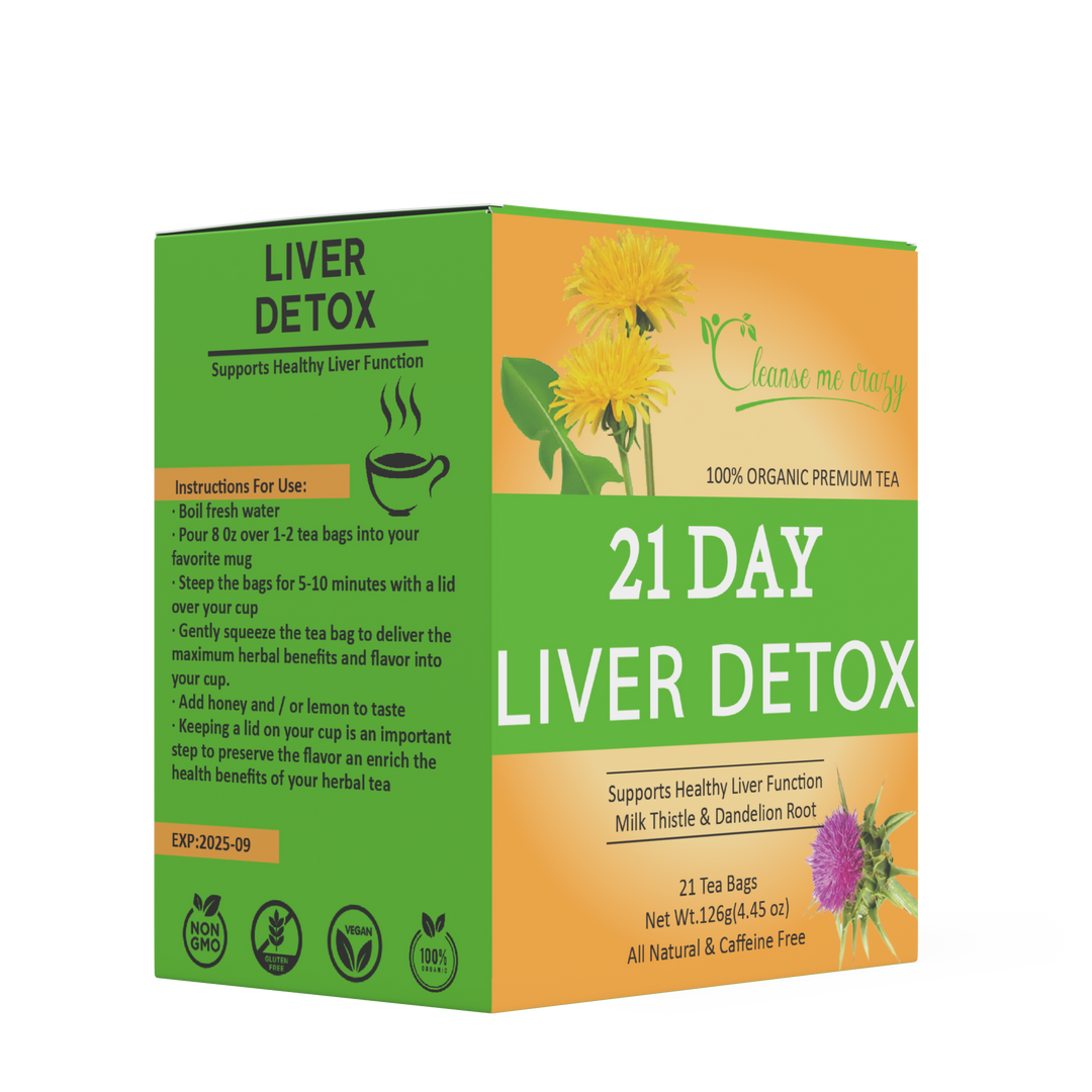 21 Days Liver Detox Tea - CleansemeCrazy