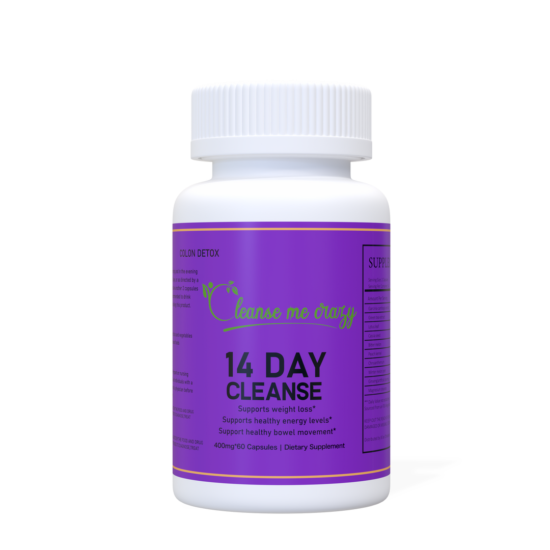 14 Days Detox Cleanse Capsules - CleansemeCrazy